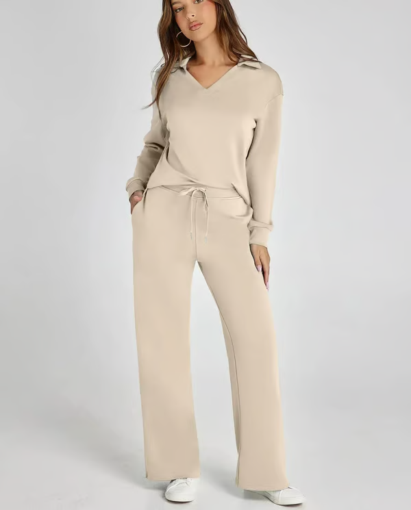 💥 Women's 2 Piece Sets Outfits Casual Long Sleeve Sweatsuits Sets