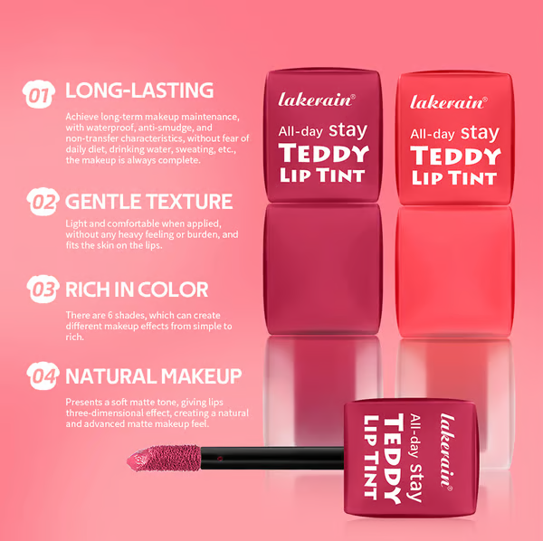 💋Buy 1 Get 1 Free - (Each $9.99)✨ Super Stay Teddy Tint - For Plush, All-Day Lip Perfection
