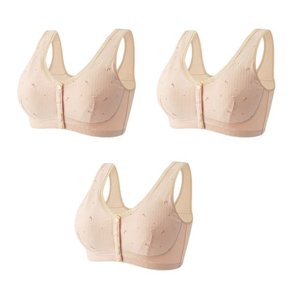 Design for Senior Front Closure Cotton Bra