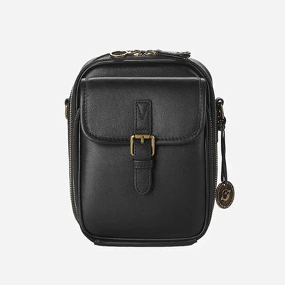 Vintage Double Layer Large Capacity Messenger Bag