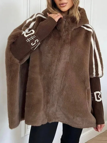 Oversized Faux Fur Winter Coat