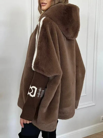 Oversized Faux Fur Winter Coat