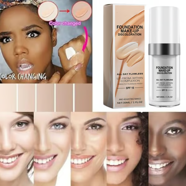 🔥Colour Changing Mature Skin Foundation