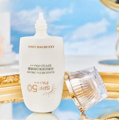 🌸Flower Extract Skin Brightening Sunscreen Cream SPF50+