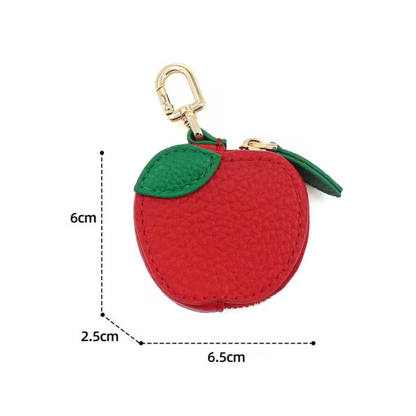 🍓 Cute Strawberry & Lemon Mini Coin Purse Charm-Jewelry & Earbuds – Lightweight Gift for Women, Teens & Kawaii Lovers