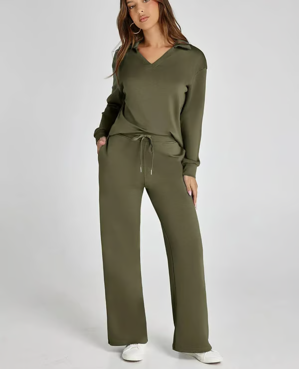 💥 Women's 2 Piece Sets Outfits Casual Long Sleeve Sweatsuits Sets