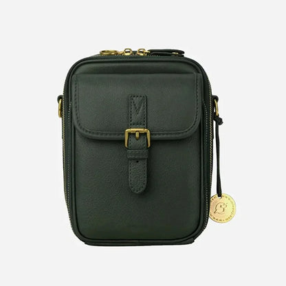 Vintage Double Layer Large Capacity Messenger Bag