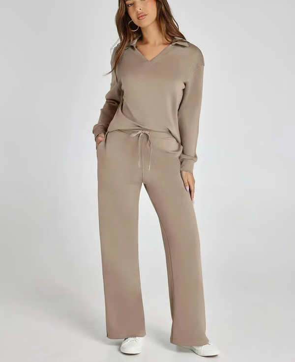 💥 Women's 2 Piece Sets Outfits Casual Long Sleeve Sweatsuits Sets
