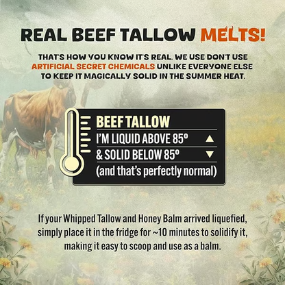 🏆BestSeller ✅Beef Tallow Beeswax and Honey Face Moisturizer✅