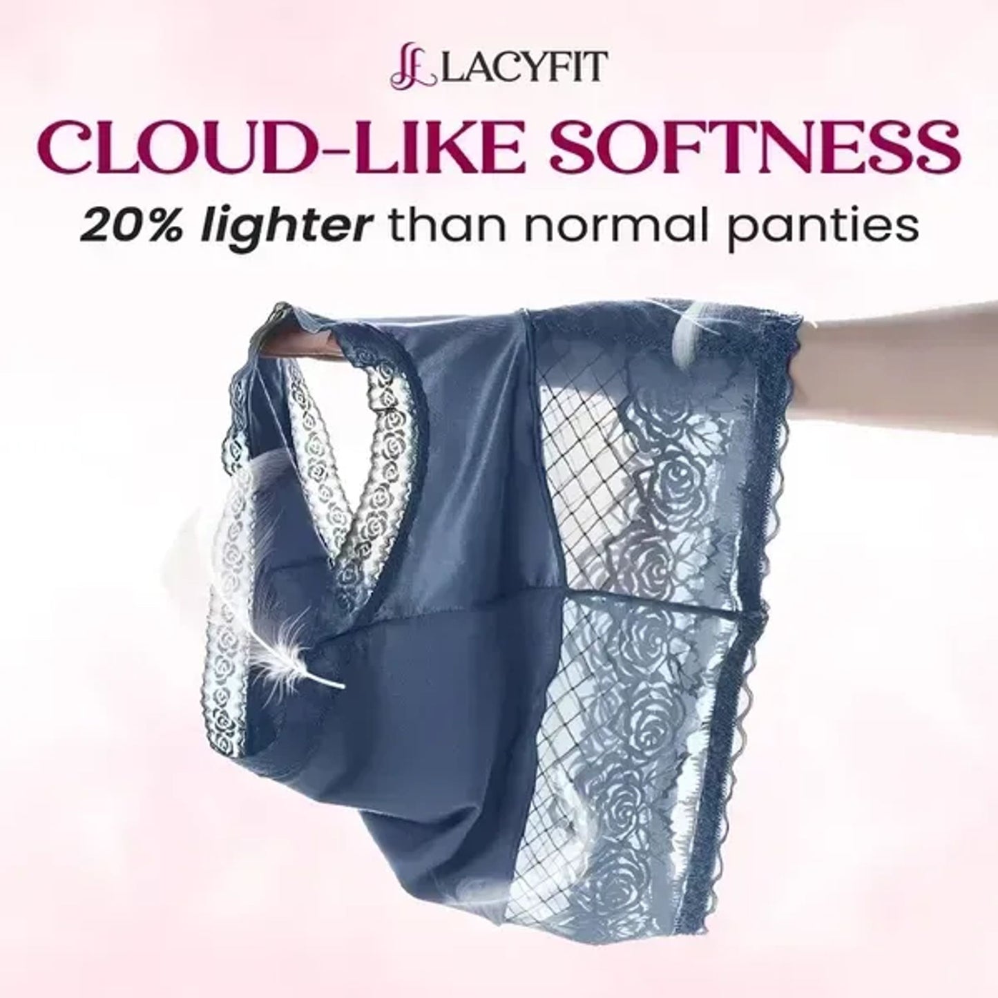 LacyFit 💖Last Day 70% OFF✨⛱️#1 Free Shipping🏆- Silky Comfort High Waist Hiplift Panties