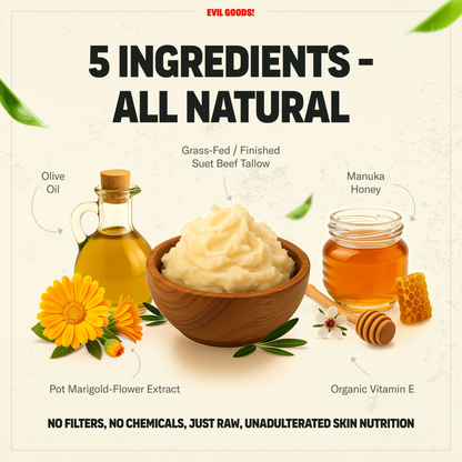 MoisturizingBalm - Whipped Tallow Honey Face And Body Balm