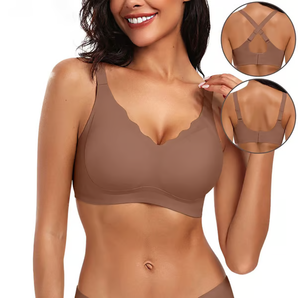 Mother‘s Day Sale💖Seamless Scalloped Push-Up Bra