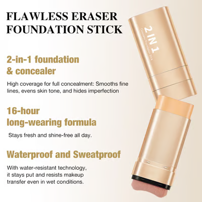 💥Concealer Foundation Stick-High coverage-16 hours waterproof and sweatproof