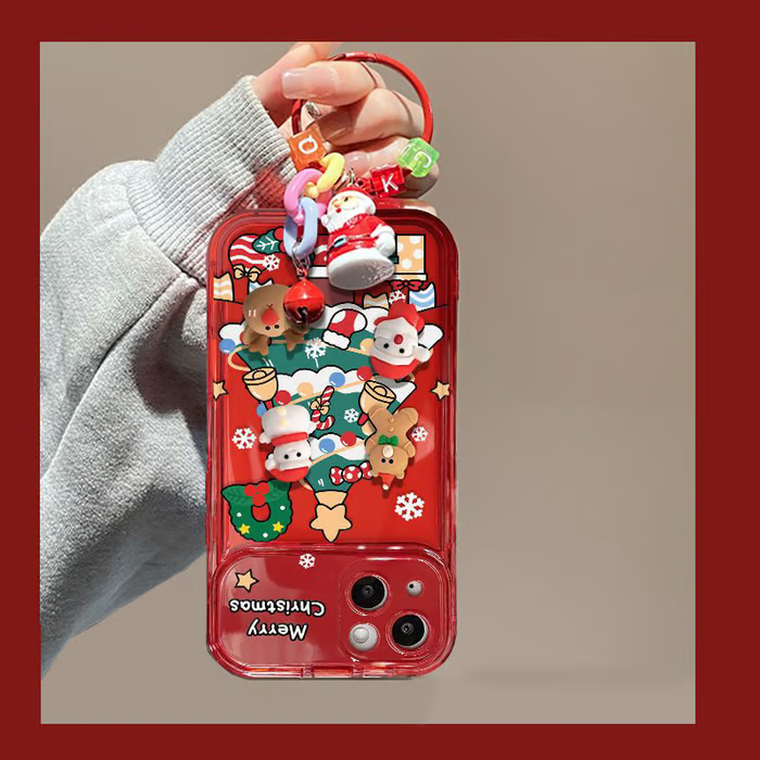 🎅Christmas Pendant Flip Mirror Phone Case🎄