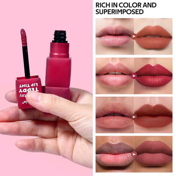 💋Buy 1 Get 1 Free - (Each $9.99)✨ Super Stay Teddy Tint - For Plush, All-Day Lip Perfection