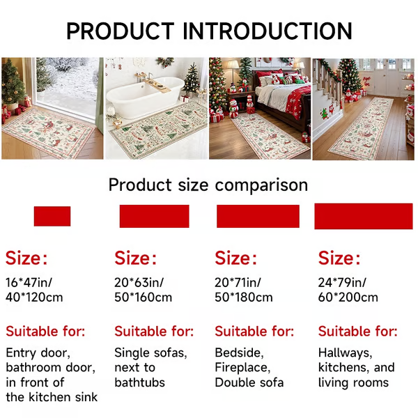 🔥Last Chance! 49% OFF - Indoor Christmas Rug