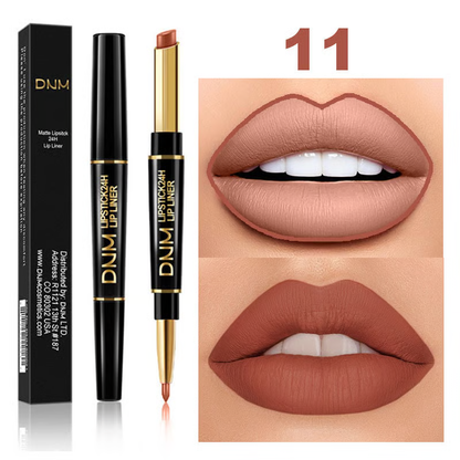 🔥2-in-1 Waterproof Lipstick Lip Liner