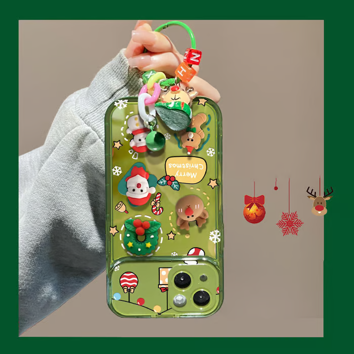 🎅Christmas Pendant Flip Mirror Phone Case🎄