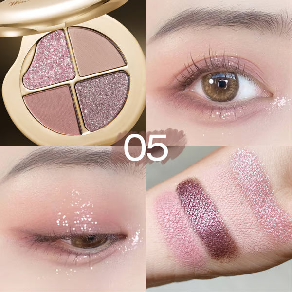 🔥Glow Wardrobe Eye & Cheek Palette – Eyeshadow and Highlighter Makeup