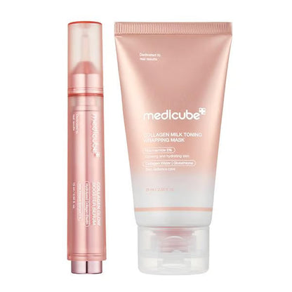 🏆Flash Sale⚡ 50K+ SOLD! Almost Gone🔥Milky Glow Lock Collagen Duo