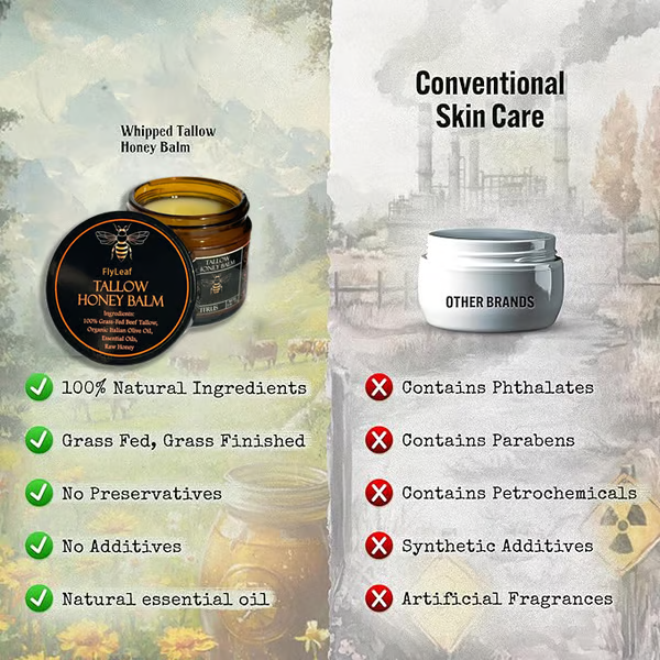 🏆BestSeller ✅Beef Tallow Beeswax and Honey Face Moisturizer✅